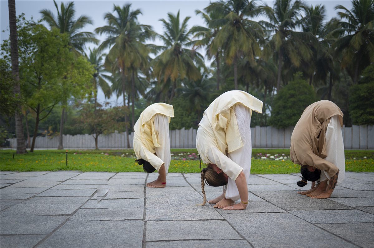 Surya Shakti session at Yoga Darshana, Udupi